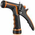 Gartenspritze 20 cm Kunststoff Schwarz Orange verstellbarer Sprühkopf