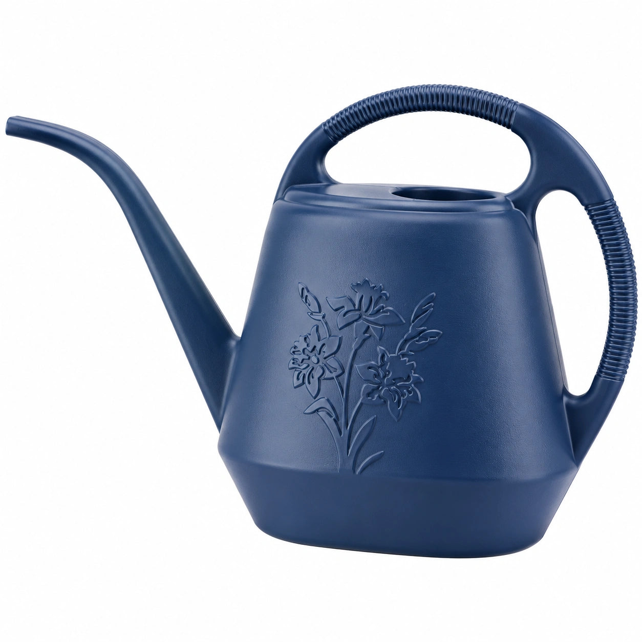 Gießkanne 10 L 55 x 20 x 40 cm aus Kunststoff Blau mit langem Ausguss für Garten und Balkon