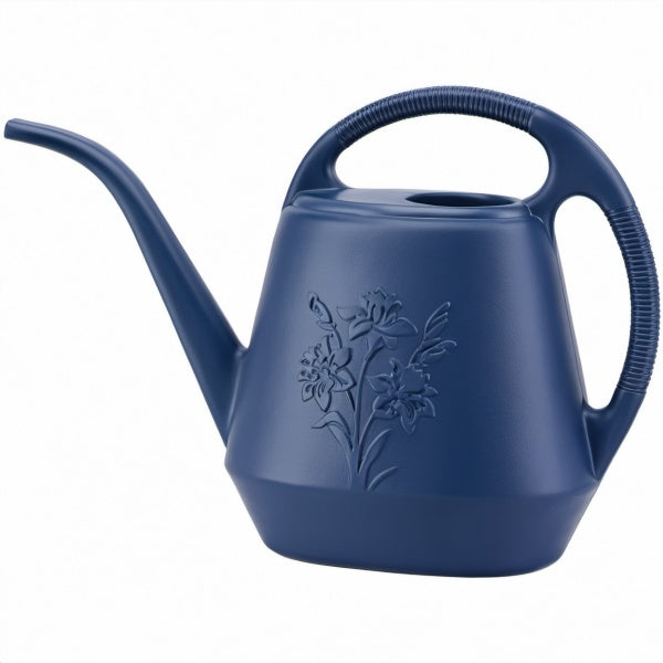 Gießkanne 10 L 55 x 20 x 40 cm aus Kunststoff Blau mit langem Ausguss für Garten und Balkon